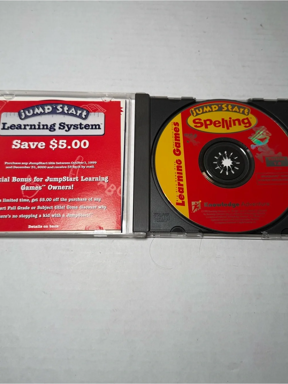 Knowledge Adventure JumpStart Spelling (Windows/Mac, 1998) Ages 5-8